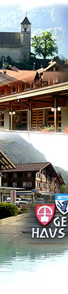 Chalets pr�gen das Ortsbild