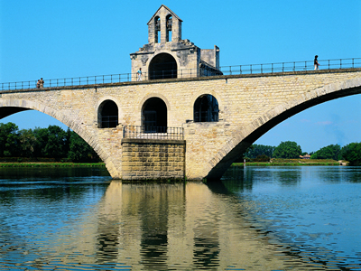 K02_032_Pont_St-B�n�zet_mit_Chapelle_St._Nicolas_Avignon_Vaucluse_Provence_Frankreich.jpg