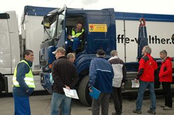 Die Lastwagenflotte 