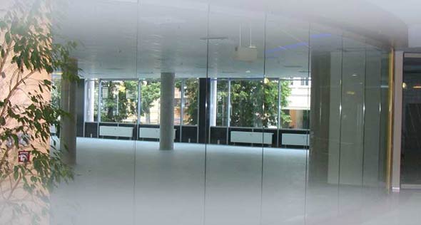Glasschiebewände, Glasschiebewand, Trennwandsysteme aus Glas