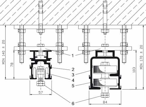 Schienensysteme - Technische Daten