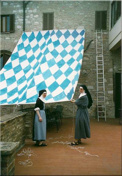 Assisi 2007, die Schwestern vom Kloster Santa Croce 