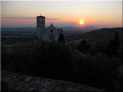 Sonnenuntergang bei S. Francesco