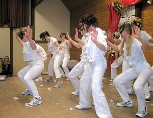 Aerobic Gruppe Fasching 2002