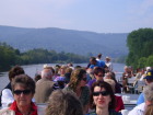 Das Schiff war gut besetzt ...