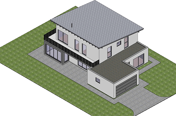 Haus transparent