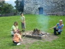 beim Grillen 