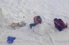 Spa� im Schnee