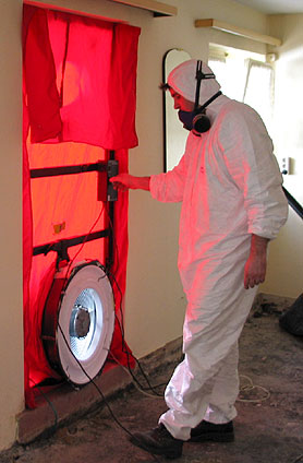 Unterdruckhaltung mit Blower-Door