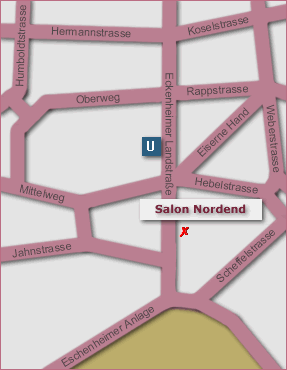 Lageplan - Ihr Weg zum Salon Nordend