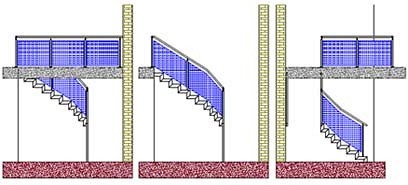Planungsbeispiel - Zeichnung einer Stiege
