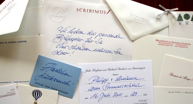 Sch&ouml;ne Drucksachen, alle Formate, handgeschriebene Briefe