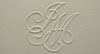 Blindpr&auml;gung Monogramm