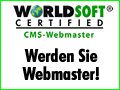 Worldsoft certified CMS-Webmaster - Effiziente Ausbildung - Komplettes Unternehmenskonzept - Europas gr�sste Internet-Agentur - �ber 12000 Kunden - Werden Sie Webmaster - F�r mehr Infos hier klicken - Modernes Content Management System (CMS) - Internet Training Center - Daniel Heusser Unternehmer