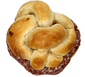 Knopf mit Salami