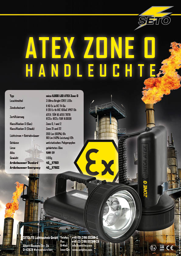 mica IL800 ATEX LED Zone 0 Flyer