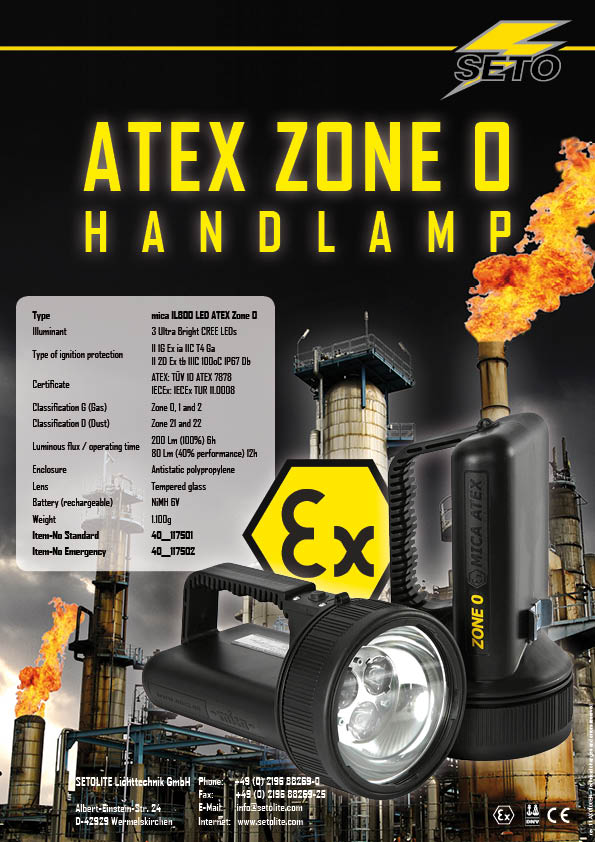 mica IL800 ATEX LED Zone 0 Flyer