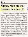 Shanty Men präsentieren eine neue CD