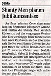 Shanty Men planen Jubiläumsanlass