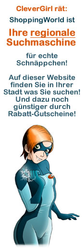 ShoppingWorld ist Ihre regionale Suchmaschine f�r echte Schn�ppchen!