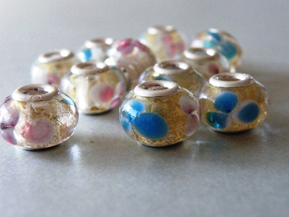Ausgesuchte 925er Silber-/Glasbeads - bei sign of soul