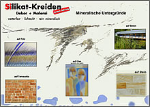 Silikat Kreiden Untergr&uuml;nde, Atelier Bohring Aichelberg