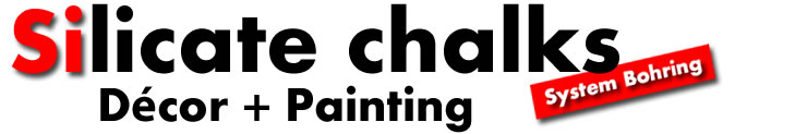 Silicate chalks dekor and painting