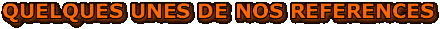 Quelques unes des references de Site Web Normandie soci�t� sp�cialis�e dans la cr�ation de sites internet en Normandie