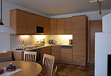 Esszimmer in der Ferienwohnung in Königsleiten in Österreich