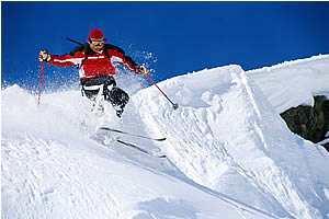 Skivergnügen in Österreich - erholen in der Skihütte mit Sauna in Königsleiten