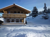 die H&uuml;tte direkt am Waldrand