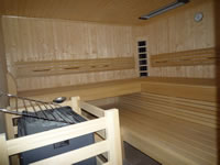 Finnische Sauna, Kr&auml;utersauna und Infrarotsauna
