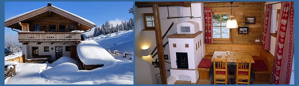 Winterurlaub in &Ouml;sterreich, Nationalpark Hohe Tauern - Skifahren in der Zillertal-Arena - Wohnen in der Skih&uuml;tte f&uuml;r 12 Personen in Hochkrimml / Silberleiten