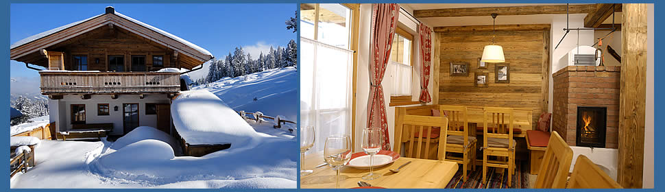 Winterurlaub in &Ouml;sterreich, Nationalpark Hohe Tauern - Skifahren in der Zillertal-Arena - Wohnen in der Skih&uuml;tte f&uuml;r 14 Personen in Hochkrimml / Silberleiten