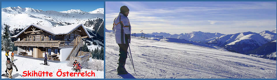 Winterurlaub und Sommerurlaub in der Zillertal Arena im Salzburger Land. Skih�tten mit Ferienwohnungen und Sauna in Hochkrimml / Silberleiten in �sterreich. 