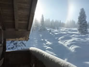 Sonnenausblick von der Skih&uuml;tte