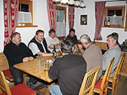 M&auml;nnerstammtisch in der Skih&uuml;tte &Ouml;sterreich