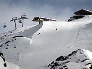 Gondelstation am Berg