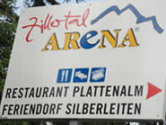 Wegweiser zur Skih&uuml;tte in Silberleiten