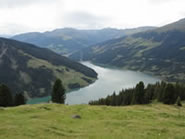 Blick zum See am Plattenkogel
