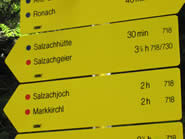 Wandertafeln zum Salzachgeier