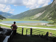 Alpenblick beim See