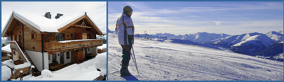 Winterurlaub und Sommerurlaub in der Zillertal Arena im Salzburger Land. Skih&uuml;tten mit Ferienwohnungen und Sauna in Hochkrimml / Silberleiten in &Ouml;sterreich. 