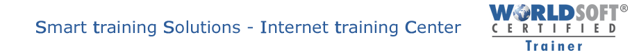 Smart training Solutions - Internet training Center Worldsoft Certified Trainer
