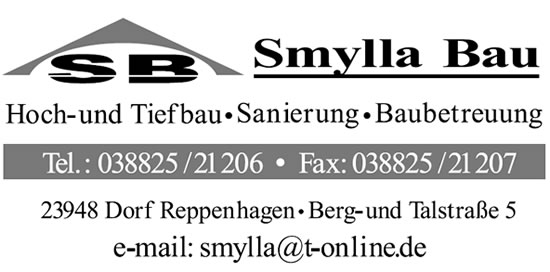 Smylla Bau Hochbau Tiefbau Sanierung Baubetreuung Mecklenburg Vorpommern Dorf Reppenhagen