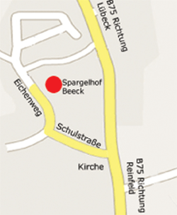 Hof Beeck auf der Landkarte - So finden Sie den Spargelhof