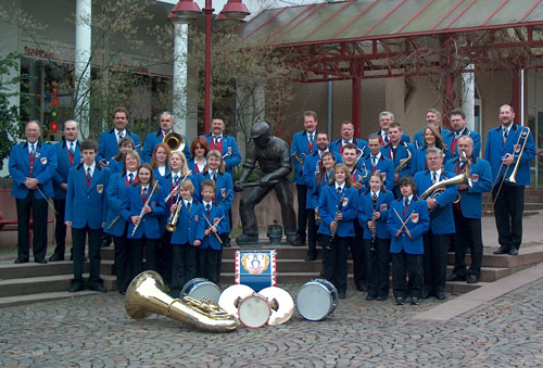 Gruppenbild Spielmannszug Eisenberg