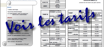 Tarifs 2011 de Sport Academy Training