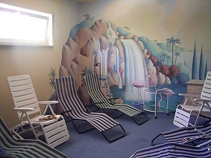 im Wellness- und Ruhebereich von sports and more können Sie sich mehr als "nur erholen". Sauna, Solarium in Wöllstein, Bad Kreuznach.