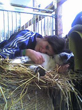 Martina mit Charly